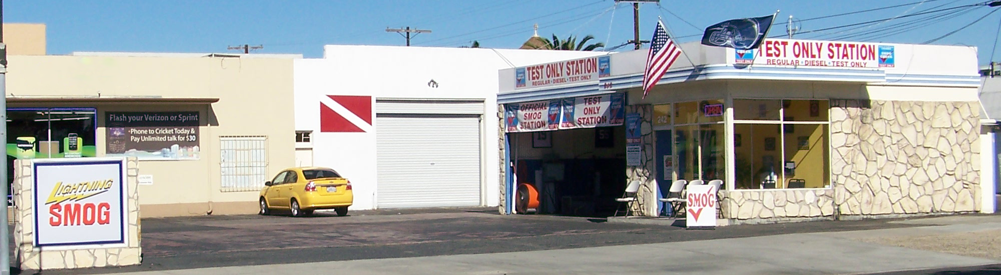 Shop and Parking Lot